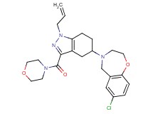 4-[1-allyl-3-(4-morpholinylcarbonyl)-4,5,6,7-tetrahydro-1H-indazol-5-yl]-7-chloro-2,3,4,5-tetrahydro-1,4-benzoxazepine
