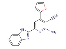 2-amino-6-(1H-benzimidazol-2-yl)-4-(2-furyl)nicotinonitrile