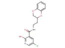 5-chloro-N-[2-(2,3-dihydro-1,4-benzodioxin-2-yl)ethyl]-2-hydroxynicotinamide