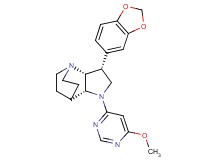 (3R*,3aR*,7aR*)-3-(1,3-benzodioxol-5-yl)-1-(6-methoxypyrimidin-4-yl)octahydro-4,7-ethanopyrrolo[3,2-b]pyridine