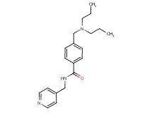 4-[(dipropylamino)methyl]-N-(pyridin-4-ylmethyl)benzamide