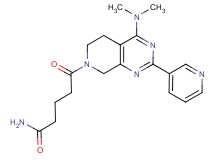 5-[4-(dimethylamino)-2-pyridin-3-yl-5,8-dihydropyrido[3,4-d]pyrimidin-7(6H)-yl]-5-oxopentanamide