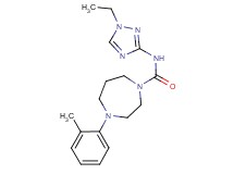 N-(1-ethyl-1H-1,2,4-triazol-3-yl)-4-(2-methylphenyl)-1,4-diazepane-1-carboxamide