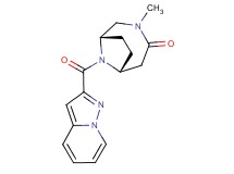 (1S*,6R*)-3-methyl-9-(pyrazolo[1,5-a]pyridin-2-ylcarbonyl)-3,9-diazabicyclo[4.2.1]nonan-4-one