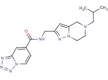 N-[(5-isobutyl-4,5,6,7-tetrahydropyrazolo[1,5-a]pyrazin-2-yl)methyl]tetrazolo[1,5-a]pyridine-7-carboxamide