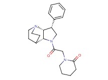 1-{2-oxo-2-[(3R*,3aR*,7aR*)-3-phenylhexahydro-4,7-ethanopyrrolo[3,2-b]pyridin-1(2H)-yl]ethyl}piperidin-2-one