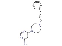 6-[4-(3-phenylpropyl)-1,4-diazepan-1-yl]-4-pyrimidinamine