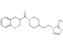 1-(3,4-dihydro-2H-chromen-3-ylcarbonyl)-4-[2-(2-methyl-1H-imidazol-1-yl)ethyl]piperidine