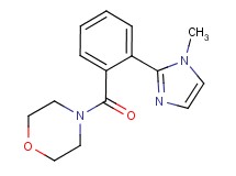 4-[2-(1-methyl-1H-imidazol-2-yl)benzoyl]morpholine trifluoroacetate