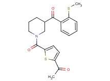 1-[5-({3-[2-(methylthio)benzoyl]-1-piperidinyl}carbonyl)-2-thienyl]ethanone