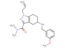 1-allyl-5-[(3-methoxybenzyl)amino]-N,N-dimethyl-4,5,6,7-tetrahydro-1H-indazole-3-carboxamide