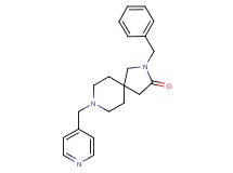 2-benzyl-8-(pyridin-4-ylmethyl)-2,8-diazaspiro[4.5]decan-3-one