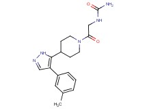 N-(2-{4-[4-(3-methylphenyl)-1H-pyrazol-5-yl]piperidin-1-yl}-2-oxoethyl)urea