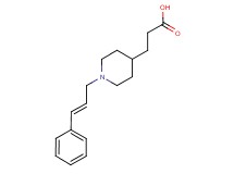 3-{1-[(2E)-3-phenylprop-2-en-1-yl]piperidin-4-yl}propanoic acid