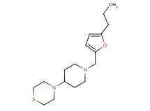 4-{1-[(5-propyl-2-furyl)methyl]piperidin-4-yl}thiomorpholine