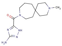 5-[(3-methyl-3,9-diazaspiro[5.6]dodec-9-yl)carbonyl]-1H-1,2,4-triazol-3-amine