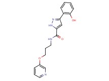 3-(2-hydroxyphenyl)-N-[3-(3-pyridinyloxy)propyl]-1H-pyrazole-5-carboxamide