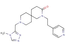 9-[(4-methyl-4H-1,2,4-triazol-3-yl)methyl]-2-(2-pyridin-4-ylethyl)-2,9-diazaspiro[5.5]undecan-3-one