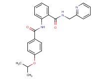 2-[(4-isopropoxybenzoyl)amino]-N-(pyridin-2-ylmethyl)benzamide