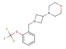 4-{1-[2-(trifluoromethoxy)benzyl]azetidin-3-yl}morpholine