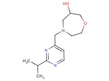 4-[(2-isopropylpyrimidin-4-yl)methyl]-1,4-oxazepan-6-ol