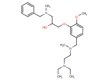1-[benzyl(methyl)amino]-3-(5-{[[2-(diethylamino)ethyl](methyl)amino]methyl}-2-methoxyphenoxy)-2-propanol