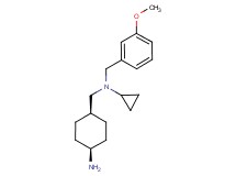 [(cis-4-aminocyclohexyl)methyl]cyclopropyl(3-methoxybenzyl)amine