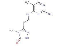 5-{2-[(2-amino-5-methylpyrimidin-4-yl)amino]ethyl}-4-methyl-2,4-dihydro-3H-1,2,4-triazol-3-one