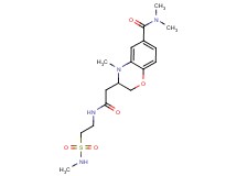 N,N,4-trimethyl-3-[2-({2-[(methylamino)sulfonyl]ethyl}amino)-2-oxoethyl]-3,4-dihydro-2H-1,4-benzoxazine-6-carboxamide
