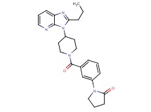 1-(3-{[4-(2-propyl-3H-imidazo[4,5-b]pyridin-3-yl)-1-piperidinyl]carbonyl}phenyl)-2-pyrrolidinone