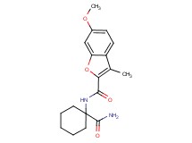 N-[1-(aminocarbonyl)cyclohexyl]-6-methoxy-3-methyl-1-benzofuran-2-carboxamide