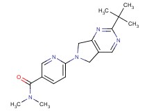6-(2-tert-butyl-5,7-dihydro-6H-pyrrolo[3,4-d]pyrimidin-6-yl)-N,N-dimethylnicotinamide
