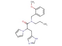 3-(1H-imidazol-5-yl)-N-(2-methoxybenzyl)-N-propyl-2-(1H-pyrrol-1-yl)propanamide