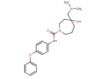 4-[(dimethylamino)methyl]-4-hydroxy-N-(4-phenoxyphenyl)-1-azepanecarboxamide