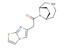 (1S*,6R*)-9-(imidazo[2,1-b][1,3]thiazol-6-ylacetyl)-3,9-diazabicyclo[4.2.1]nonane
