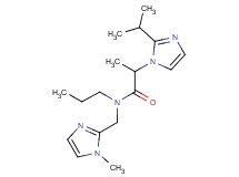 2-(2-isopropyl-1H-imidazol-1-yl)-N-[(1-methyl-1H-imidazol-2-yl)methyl]-N-propylpropanamide
