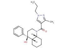 (4S*,4aS*,8aR*)-1-[(3-methyl-1-propyl-1H-pyrazol-4-yl)carbonyl]-4-phenyldecahydro-4-quinolinol