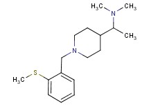 N,N-dimethyl-1-{1-[2-(methylthio)benzyl]-4-piperidinyl}ethanamine