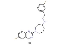 1-(6-fluoro-4-methyl-2-quinazolinyl)-N-[2-(3-fluorophenyl)ethyl]-4-azepanamine