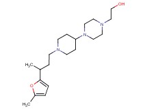 2-(4-{1-[3-(5-methyl-2-furyl)butyl]piperidin-4-yl}piperazin-1-yl)ethanol