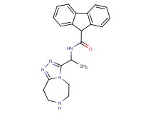 N-[1-(6,7,8,9-tetrahydro-5H-[1,2,4]triazolo[4,3-d][1,4]diazepin-3-yl)ethyl]-9H-fluorene-9-carboxamide