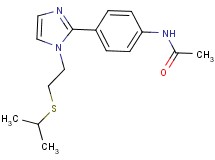 N-(4-{1-[2-(isopropylthio)ethyl]-1H-imidazol-2-yl}phenyl)acetamide
