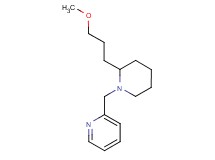 2-{[2-(3-methoxypropyl)-1-piperidinyl]methyl}pyridine