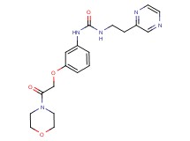 N-[3-(2-morpholin-4-yl-2-oxoethoxy)phenyl]-N'-(2-pyrazin-2-ylethyl)urea