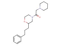2-(3-phenylpropyl)-4-(1-piperidinylacetyl)morpholine