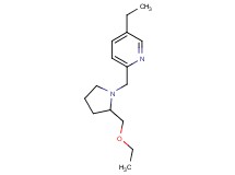 2-{[2-(ethoxymethyl)pyrrolidin-1-yl]methyl}-5-ethylpyridine