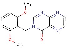 3-(2,6-dimethoxybenzyl)pteridin-4(3H)-one