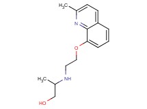 2-({2-[(2-methylquinolin-8-yl)oxy]ethyl}amino)propan-1-ol