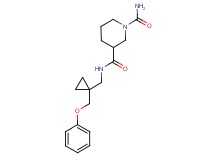 N~3~-{[1-(phenoxymethyl)cyclopropyl]methyl}-1,3-piperidinedicarboxamide