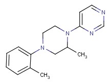 4-[2-methyl-4-(2-methylphenyl)piperazin-1-yl]pyrimidine